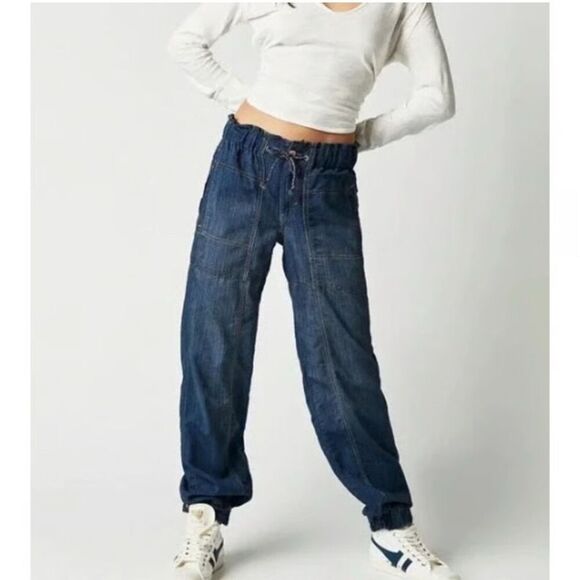 Free People Denim - Free People We The Free Angelo Denim Pull-On Jeans Blue Size S
